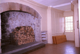 Click to Enlarge:  Huge fireplace.